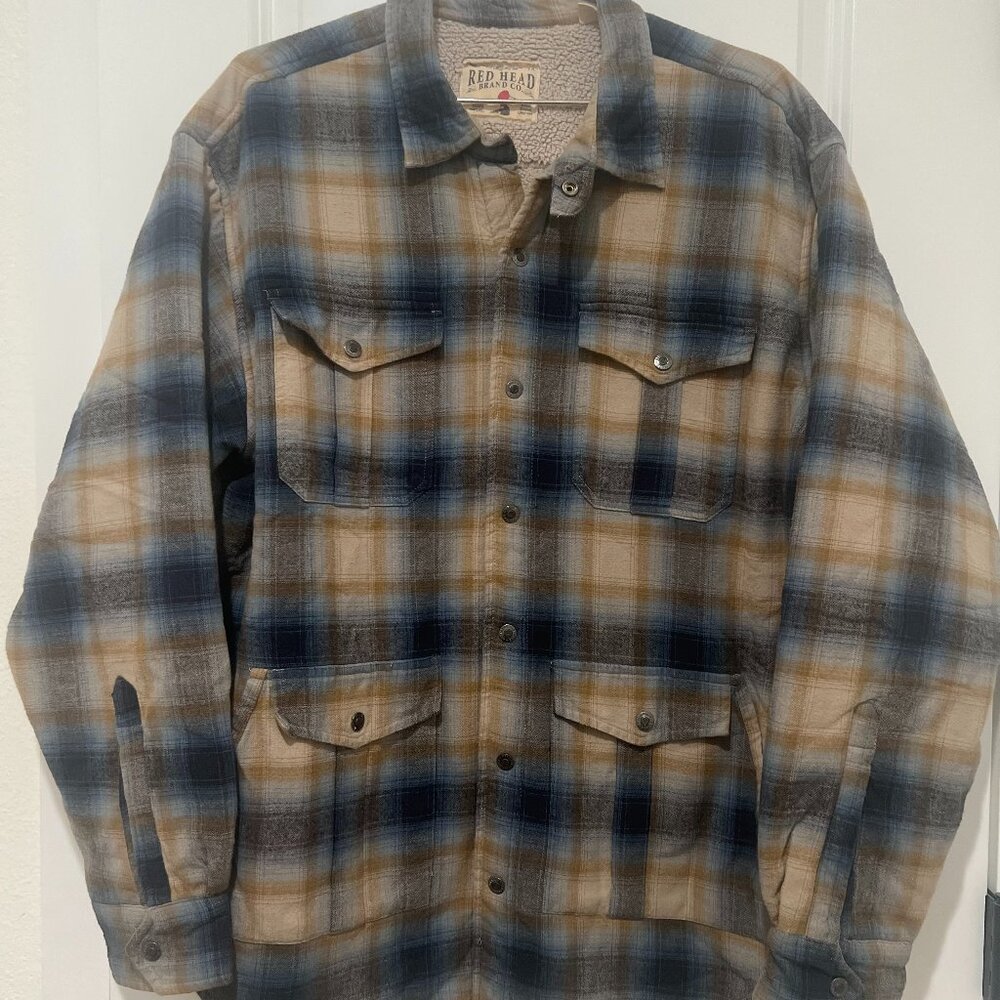 Men's Red Head Flannel Jacket